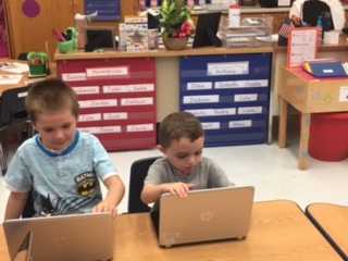 Kindergarten uses technology to work with IXL for math and they loved it!